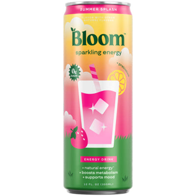 Bloom Nutrition sparkling energy drink with natural caffeine