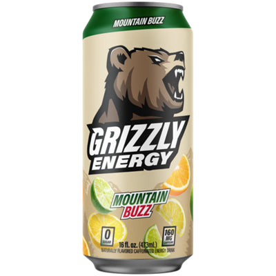 Grizzly Zero Sugar Energy Mountain Buzz 12-pack