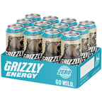 Zero sugar Grizzly energy drink multi-pack