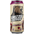 Grizzly zero sugar cherry cola energy drink 12-pack