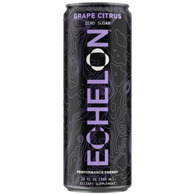 ECHELON zero sugar grape citrus energy drink 12-pack