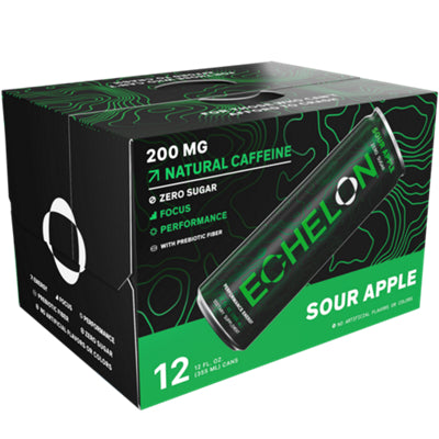 Sour apple zero sugar energy drink by ECHELON
