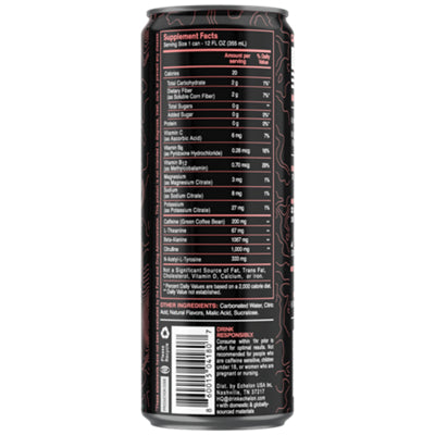 ECHELON performance energy drink can with bold flavor