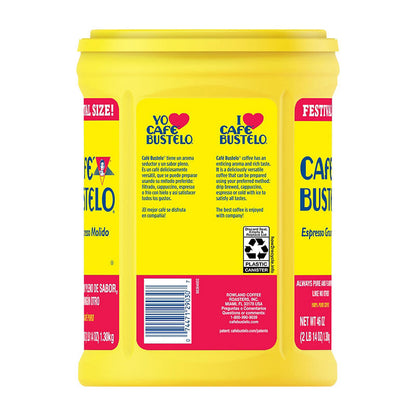 46 oz festival size Cafe Bustelo coffee canister