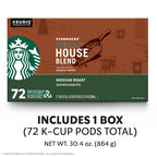 Keurig-compatible Starbucks House Blend pods