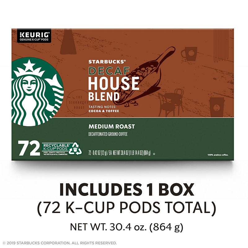Keurig-compatible Starbucks House Blend pods