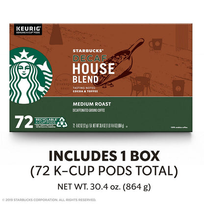 Keurig-compatible Starbucks House Blend pods