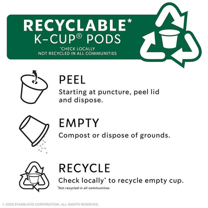 Starbucks single-serve coffee pods pack