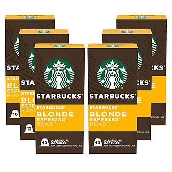 Starbucks Blonde Espresso Roast Nespresso capsules 60 count