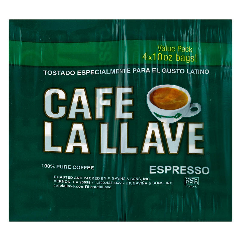 Cafe La Llave rich dark roast coffee