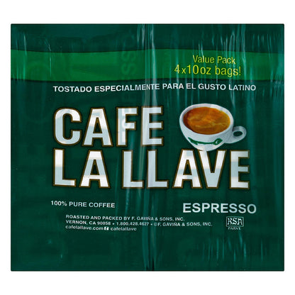Cafe La Llave rich dark roast coffee
