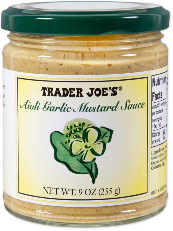Trader Joe's Aioli Garlic Mustard Sauce condiment