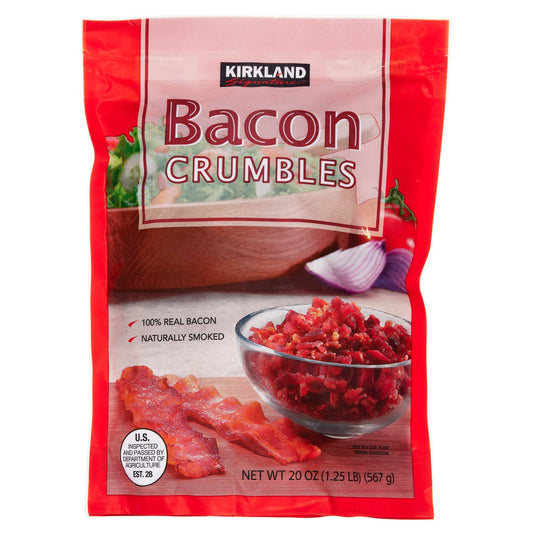 Kirkland Signature bacon crumbles 20 oz pouch