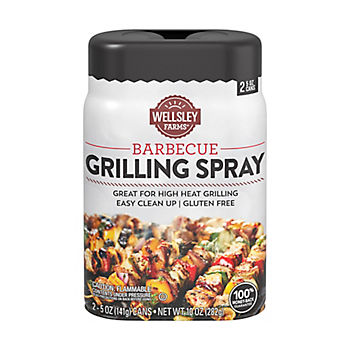 Wellsley Farms grilling spray 2-pack for high-heat BBQ use