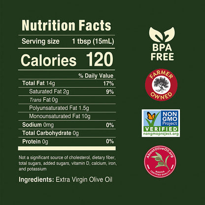 Pompeian first cold pressed olive oil close-up