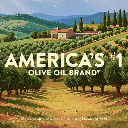 Pompeian smooth olive oil label detail