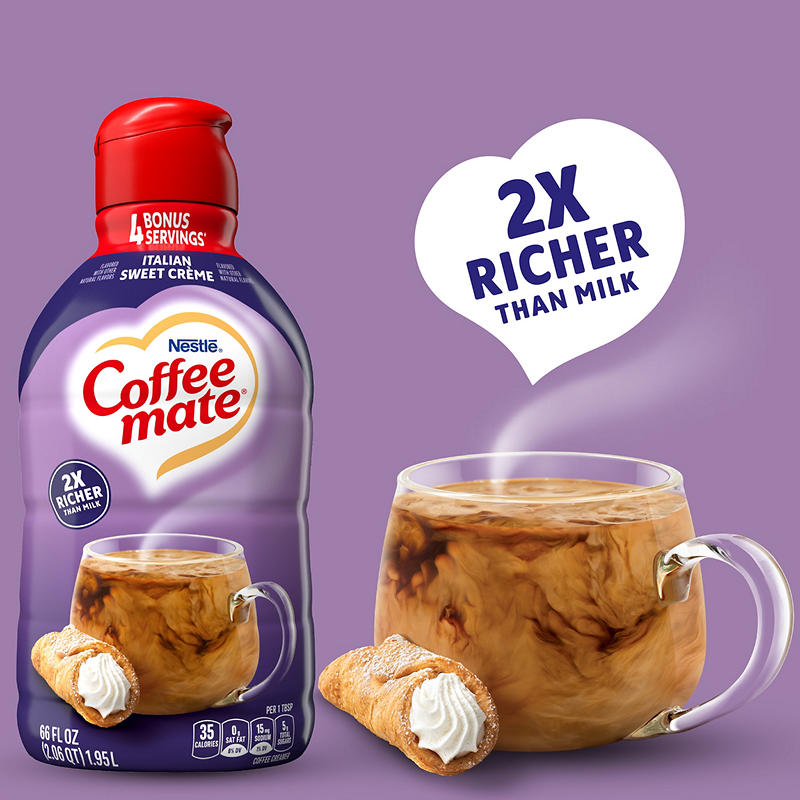 Italian Sweet Creme creamer bottle cap