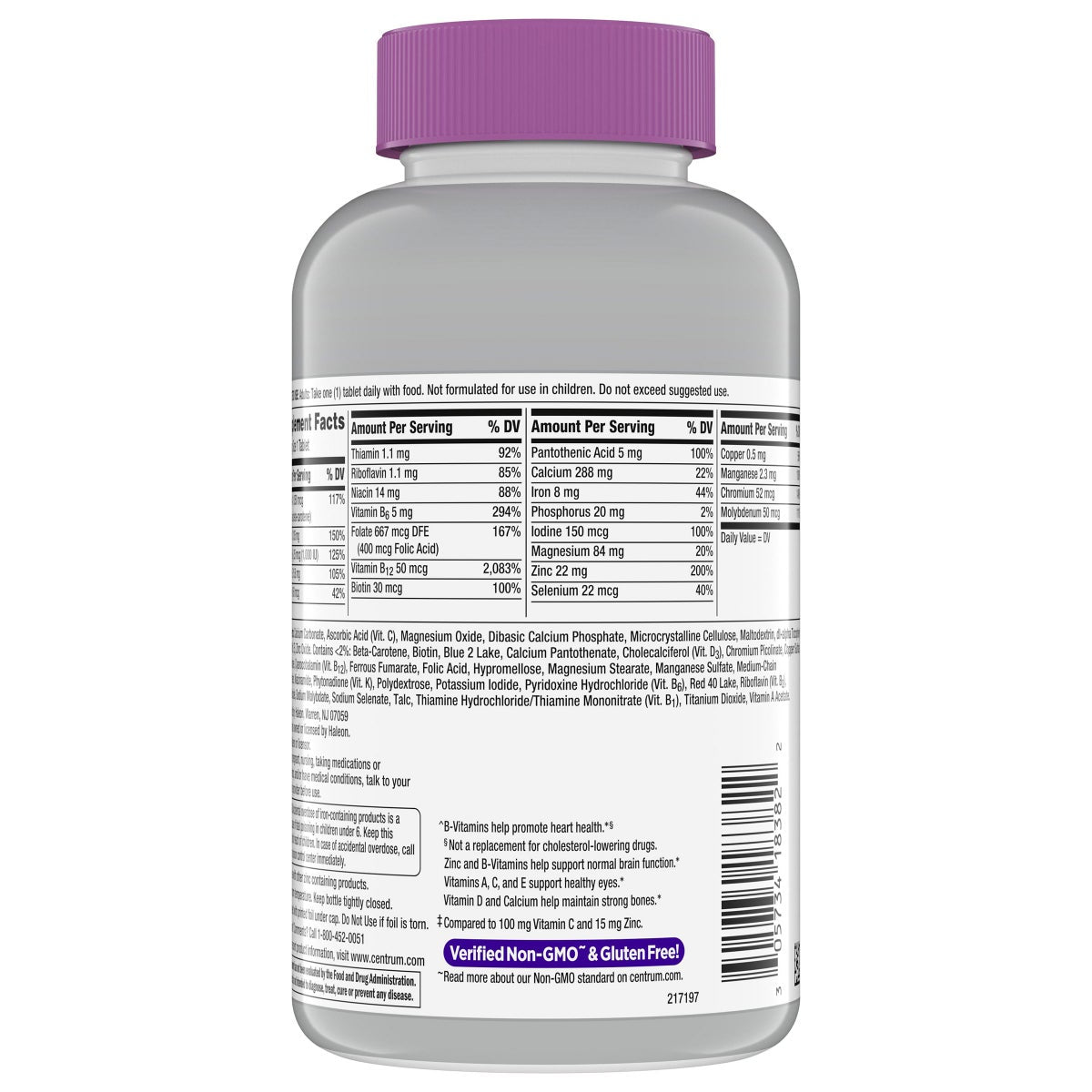 Centrum Silver Women 50+ supplement packaging