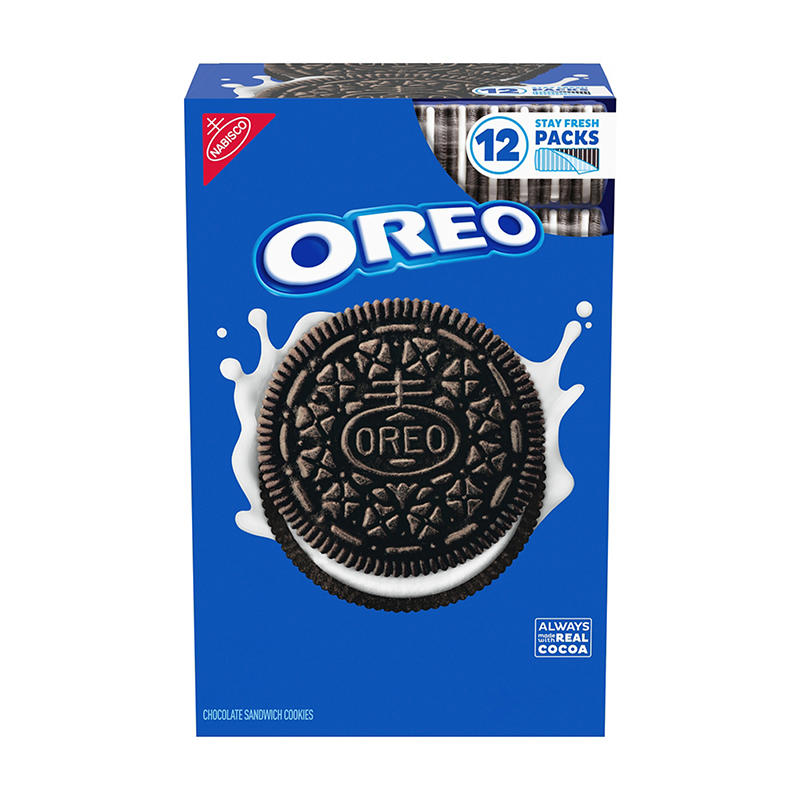 Oreo chocolate sandwich cookies 12 pack box