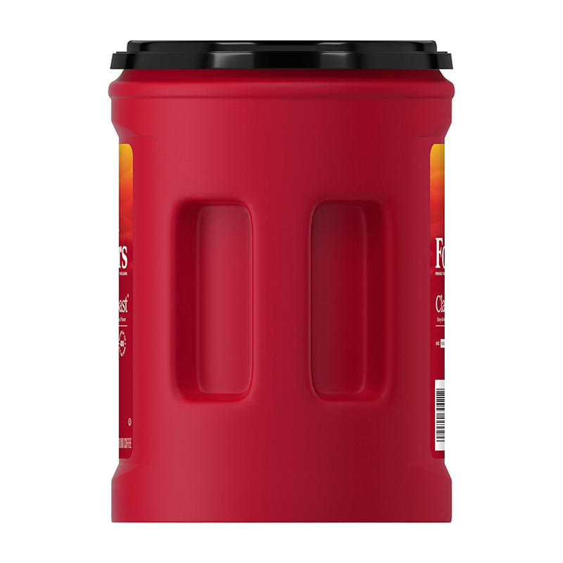 Folgers Classic Roast coffee canister close-up