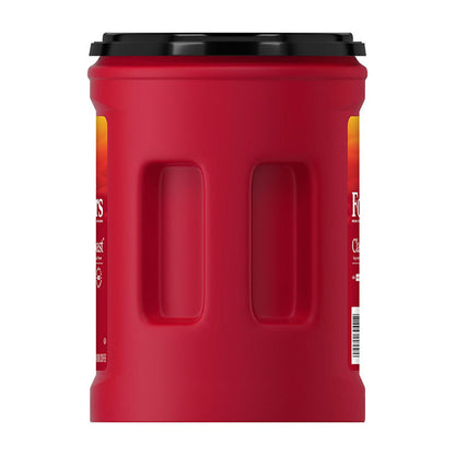 Folgers Classic Roast coffee canister close-up