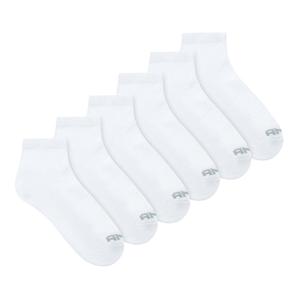 AND1 men's ankle socks with cushioned comfort