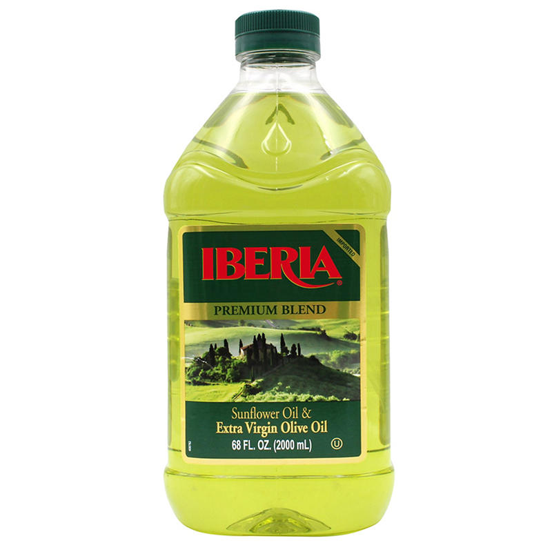 Iberia extra virgin olive oil sunflower blend 2 liter bottle