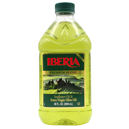 Iberia extra virgin olive oil sunflower blend 2 liter bottle