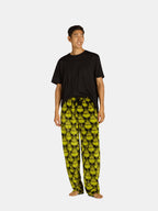 Grinch men's sleep pants with a relaxed silhouette