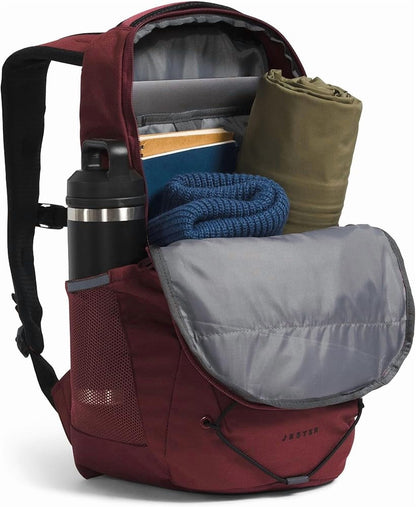 The North Face Jester backpack styled for school and travel