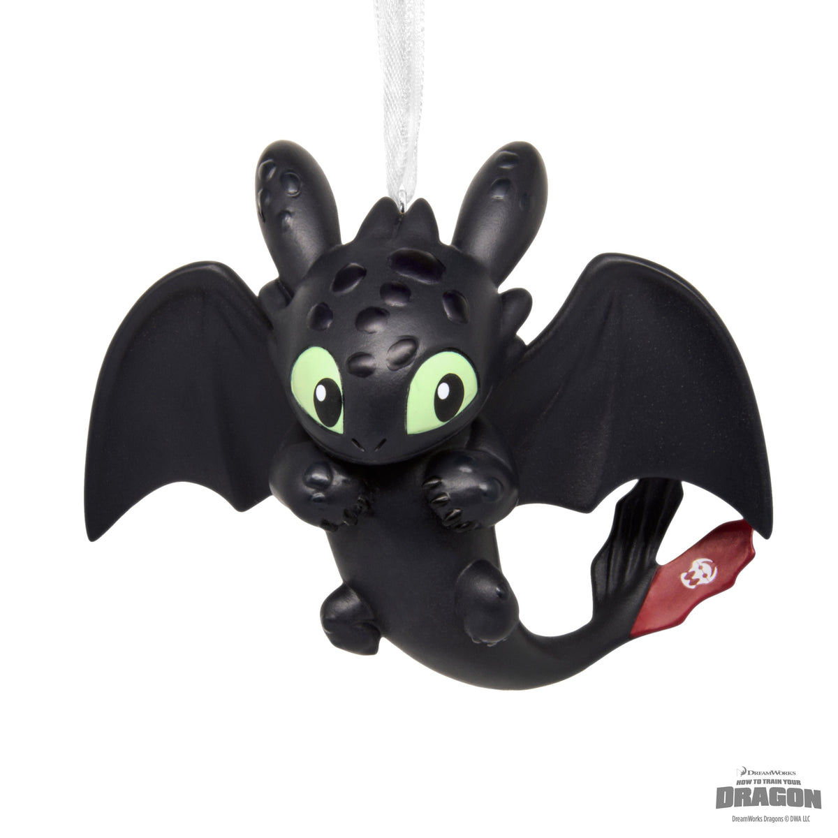 Toothless character Christmas ornament, one count