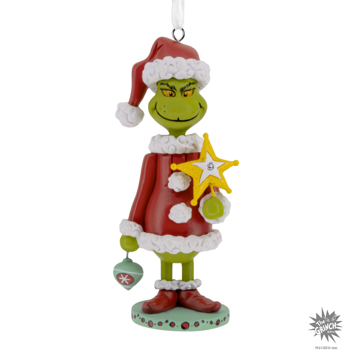 Hallmark Grinch holiday tree decoration, one count