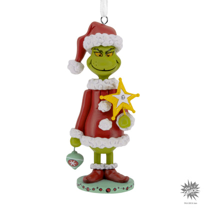Hallmark Grinch holiday tree decoration, one count