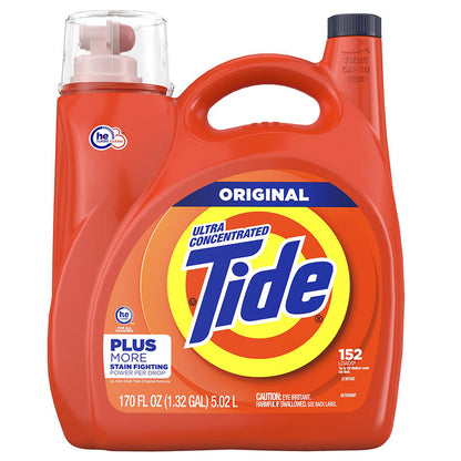Tide Original liquid laundry detergent 170 oz bottle