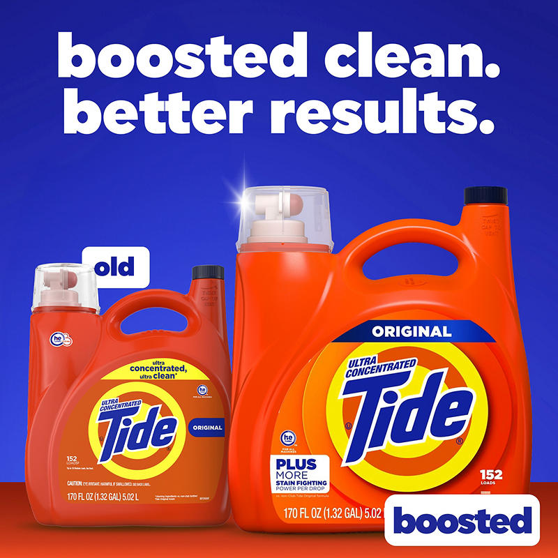 Tide Original scent detergent packaging