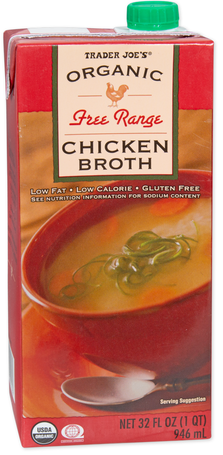 Trader Joe's organic free range chicken broth
