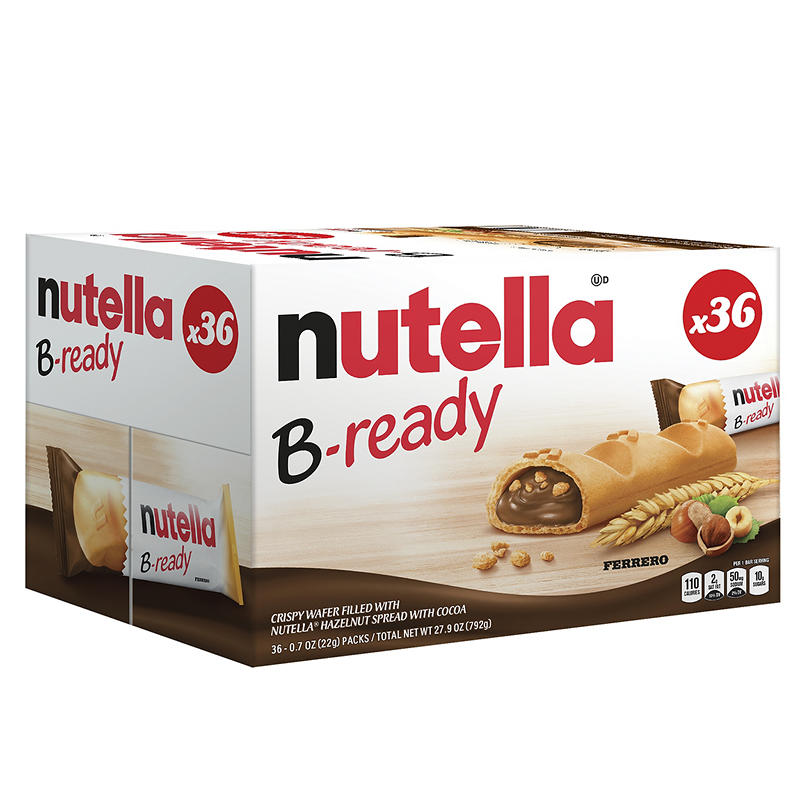 Portable sweet snack bars in multipack