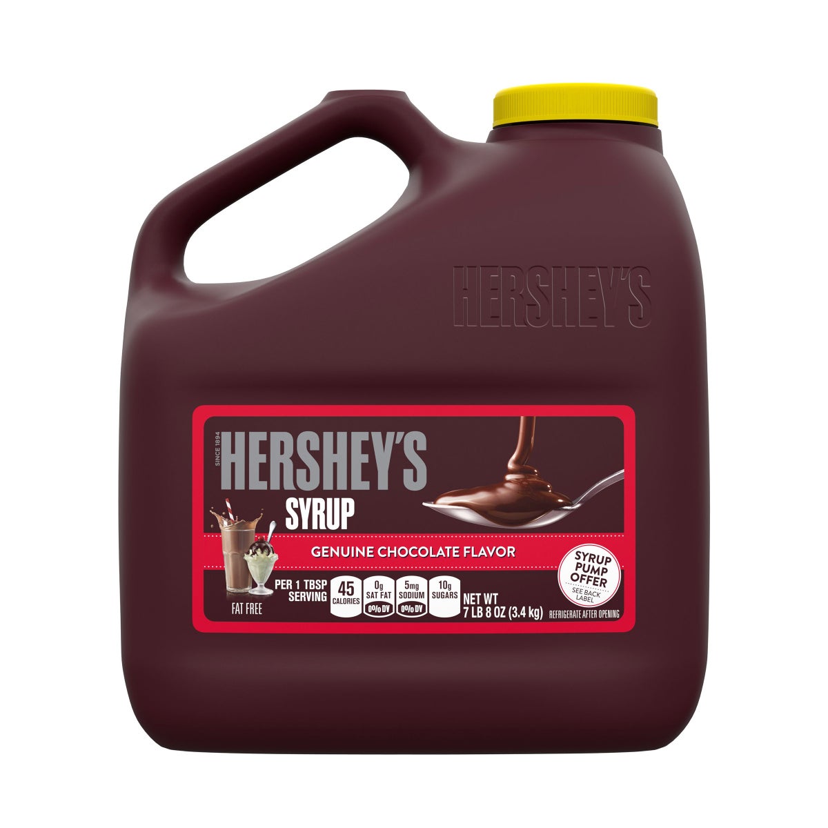 Chocolate syrup pantry staple by Hershey's
