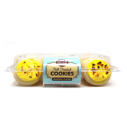 Pack of 18 Wellsley Farms fall cookies