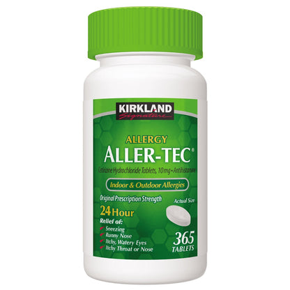 Kirkland Signature Aller-Tec 10 mg cetirizine tablets