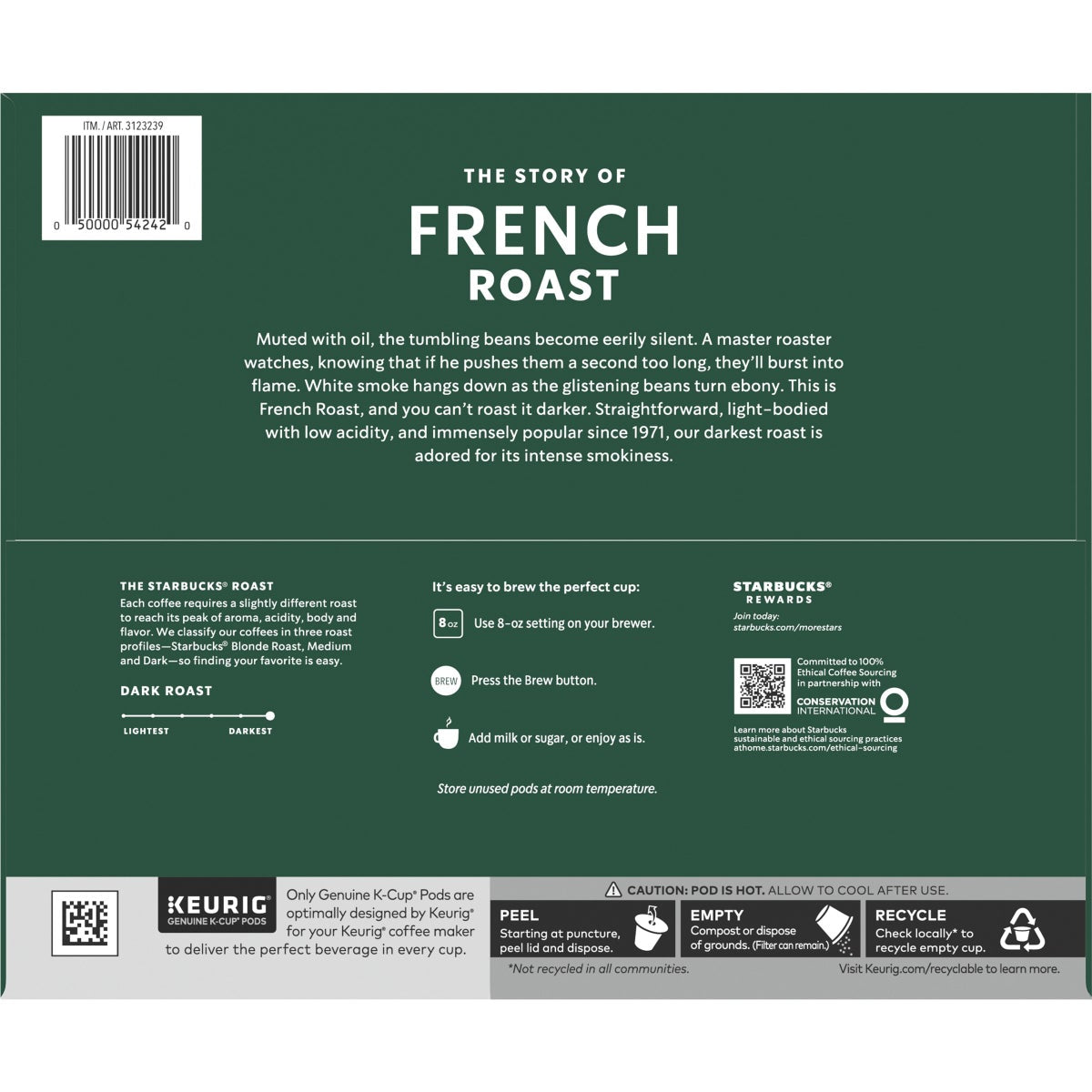 Keurig-compatible Starbucks K-Cup pods