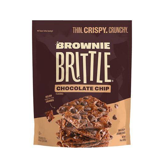 Sheila G's chocolate chip brownie brittle 14 oz bag