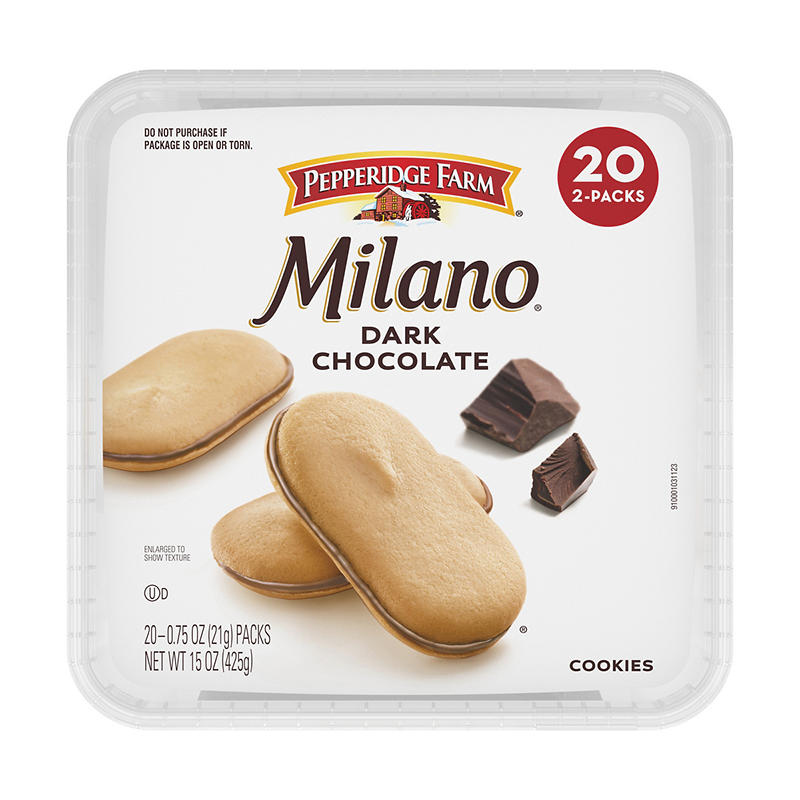Milano dark chocolate cookie assortment