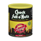 Chock Full O'Nuts ground coffee steel can packaging