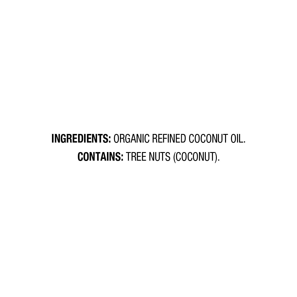 Amazon Grocery organic refined coconut oil packaging
