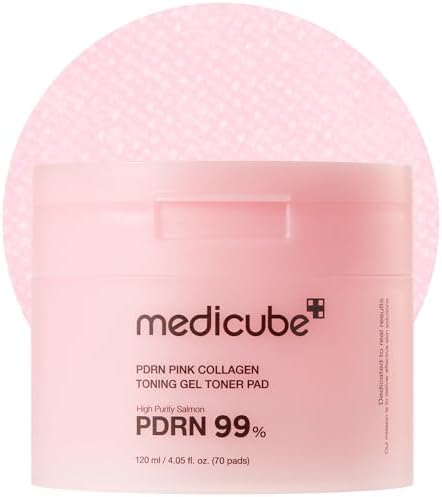 medicube Toner Pads Zero Pore Pad 2.0 | Dual-Textured Facial Pad for Exfoliation and Pore Care with 4.5% AHA Lactic Acid, 0.45% BHA Salicylic Acid | Ideal for All, Korean Skin Care, 70 Pads (1 Pack)