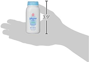 Johnson's Baby Cornstarch Baby Powder with Aloe and Vitamin E for Delicate Skin, Hypoallergenic, No Addded Parabens, and Dyes for Gentle Baby Skin Care, Baby Essentials, 1.5 oz