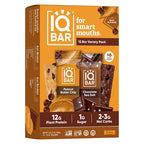IQBAR Plant Protein Bars Chocolate Sea Salt Peanut and Butter Chip Variety Pack, 12g Protein, 12 ct. - product image 2