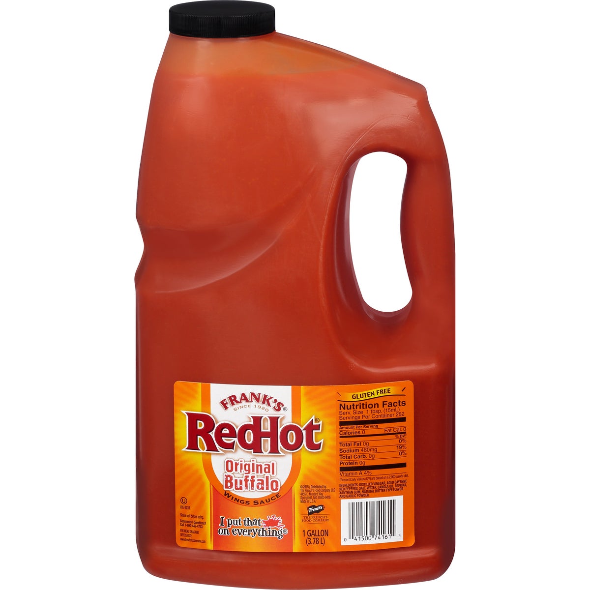 Frank's RedHot Buffalo Wing Sauce 1 gallon bottle