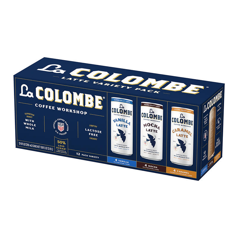 La Colombe vanilla draft latte can